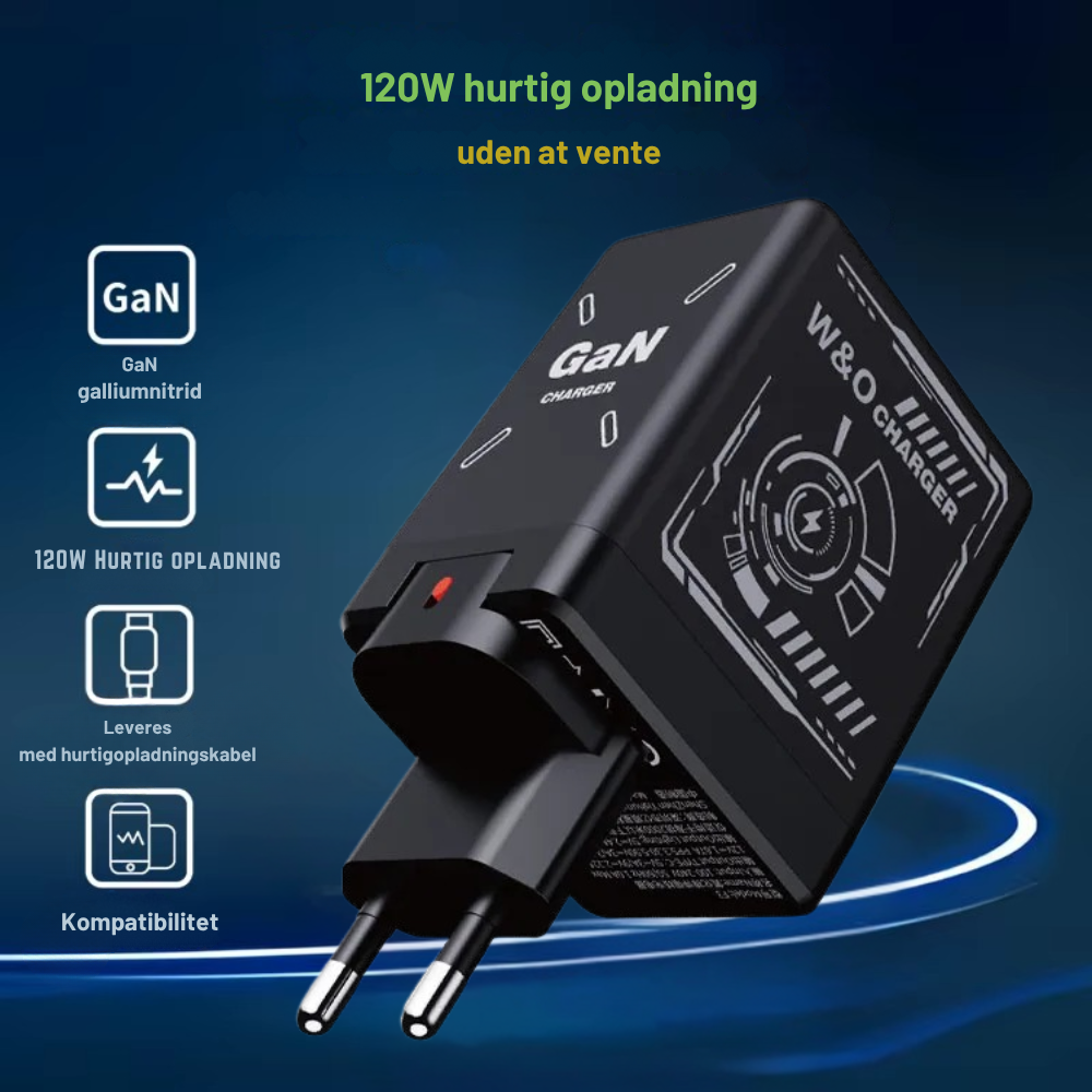 Chargex™ GaN - Turbohastighed til alle dine USB-C enheder
