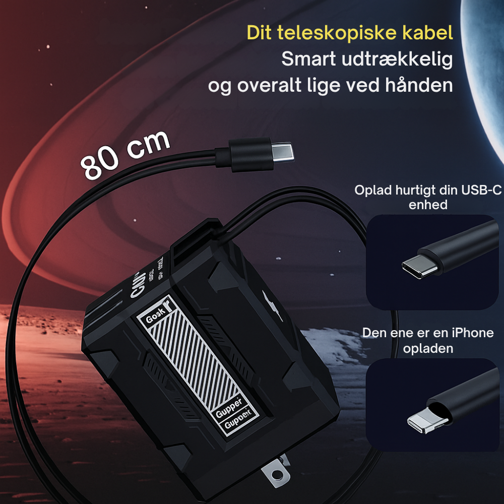 Chargex™ GaN - Turbohastighed til alle dine USB-C enheder