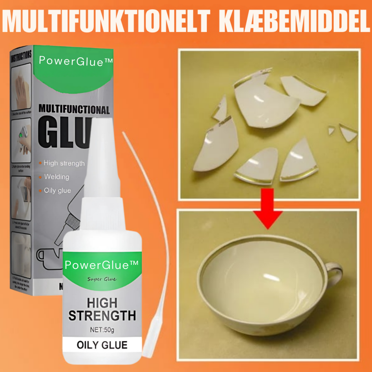 💥 PowerGlue™ – Den lille tube med den store styrke