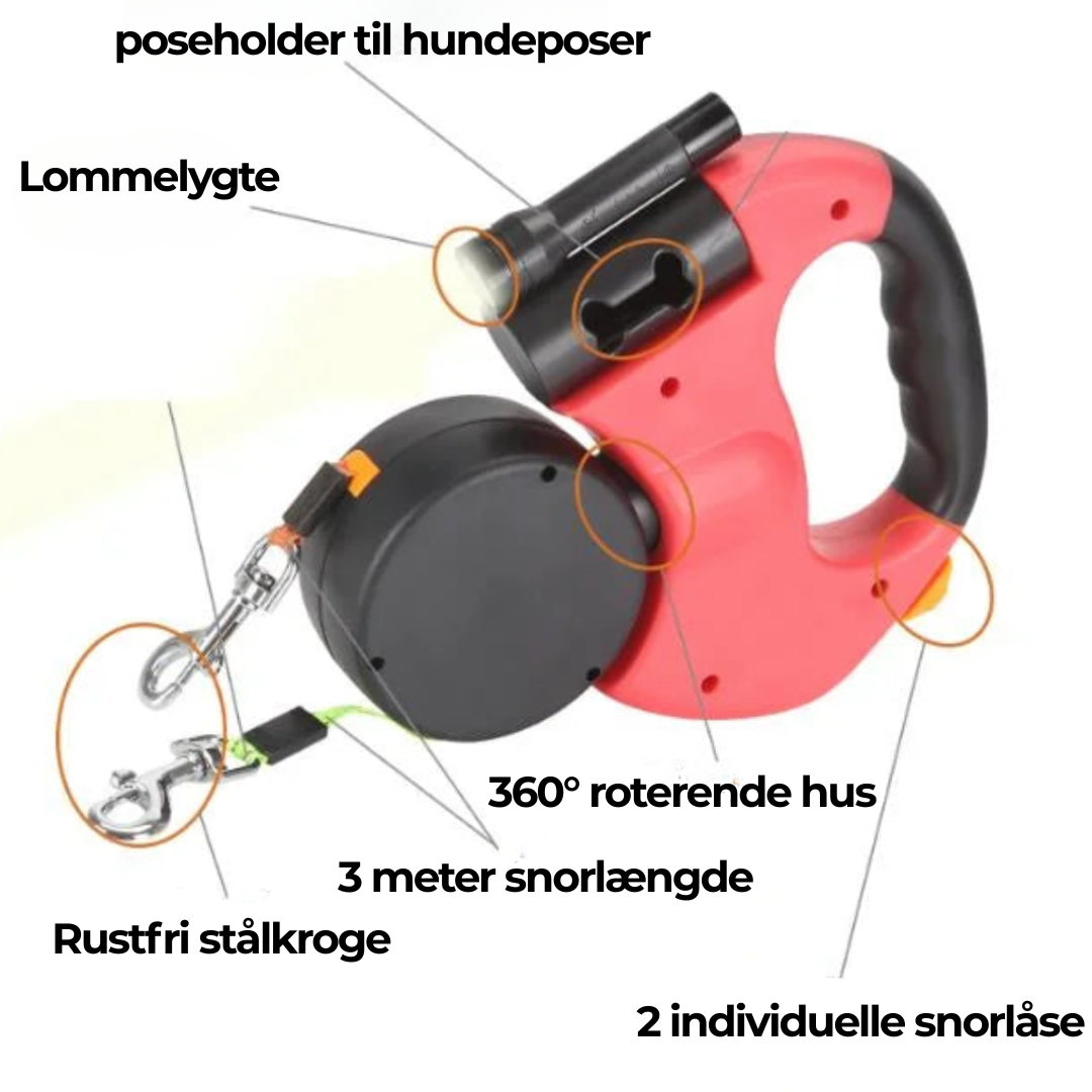 🐾 LeashMate™ – Dobbelt så nemt, dobbelt så sjovt!