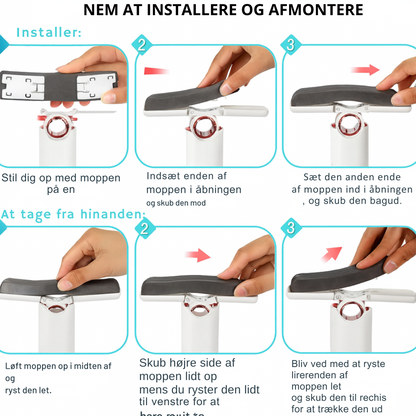 🧹 SwiftMop™ – Din kompakte hjælper til et fejlfrit hjem