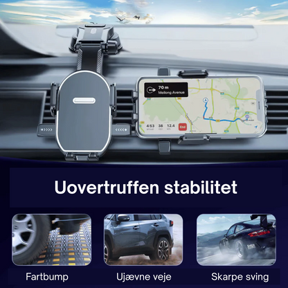 PhoneNest™ - Holderen, der bevæger sig med dig.