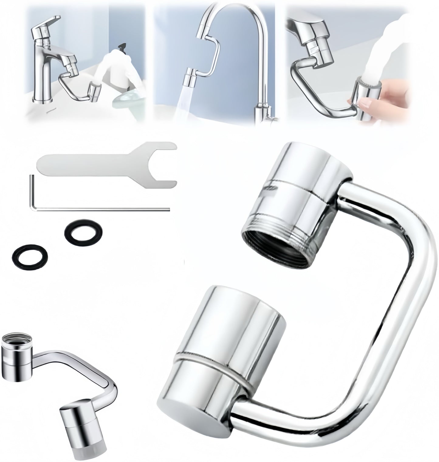 🚰 AquaSpin™ – Fra opvask til skyl – én hane gør det hele