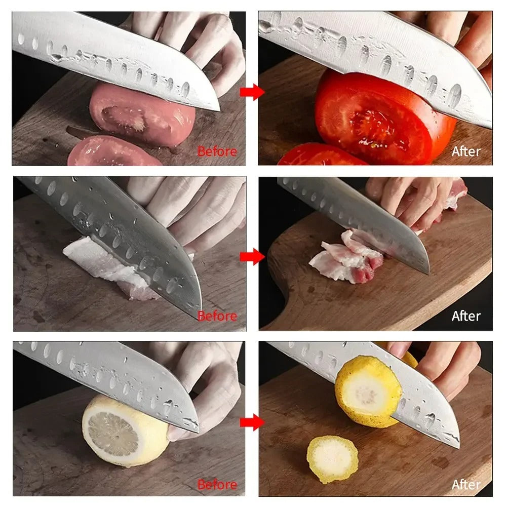 🔪 QuickSharp™ – Kompakt design, pro resultat.