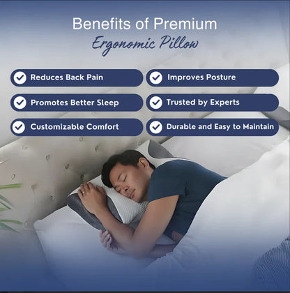 💤 SleepEase™ – Ergonomisk komfort, sov bedre, vågn friskere.