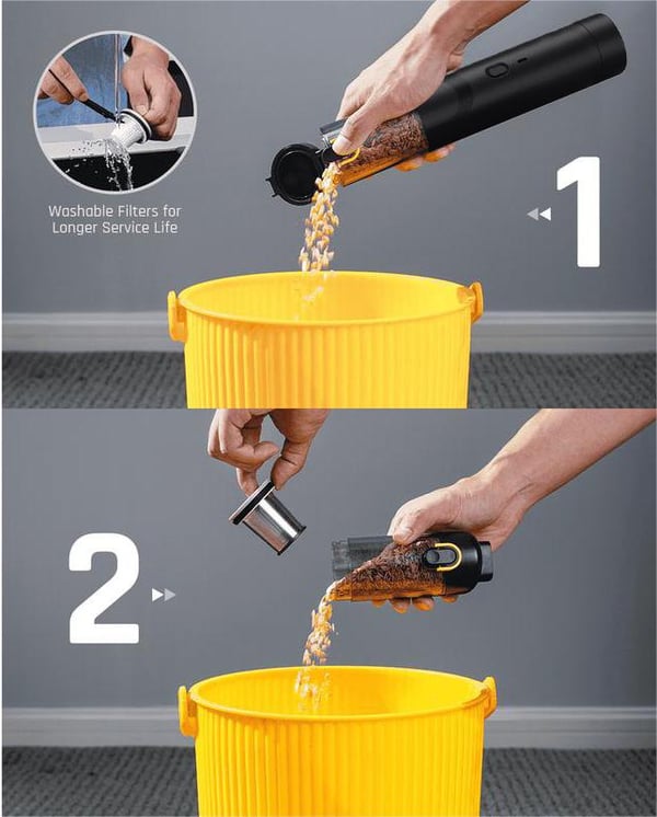 🌀 Cleanova™ – Stærk sugekraft, kompakt design.