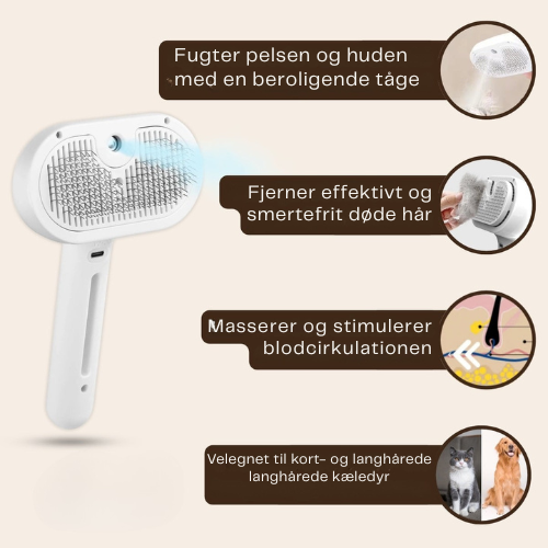 CozyBrush™ - Gør pelsplejen nem og effektiv.